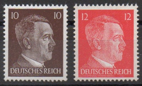 Michel Nr. 826a - 827, Freimarkenausgabe postfrisch.